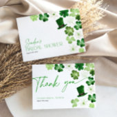 St. Patricks Day Bridal Shower Thank You Dankeskarte