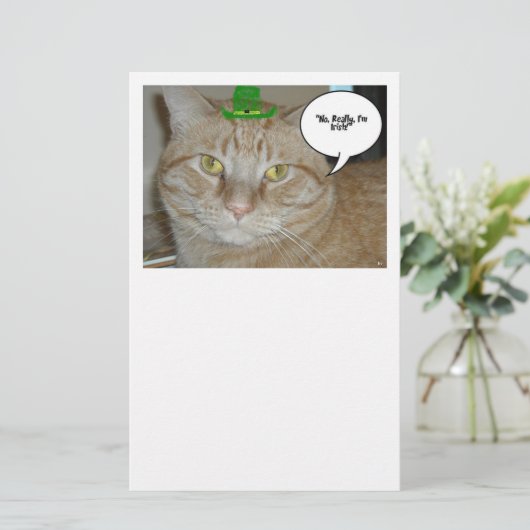 St. Patrick's Day Briefpapier (Stehend Vorderseite)