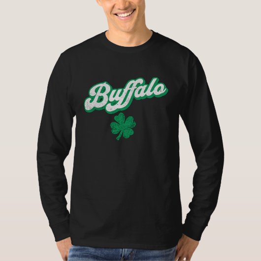 St Patrick's Day Buffalo T-Shirt (Vorderseite)