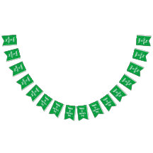 St Patrick's Day bunting Fahnen von dalDesignNZ