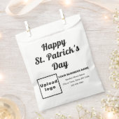 St. Patrick's Day, Business Brand, White Paper Bag Geschenktütchen (Ausgeschnitten)