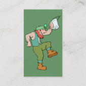 St. Patrick's Day Business Card Visitenkarte (Rückseite)