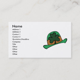 St. Patrick's Day Business Card Visitenkarte