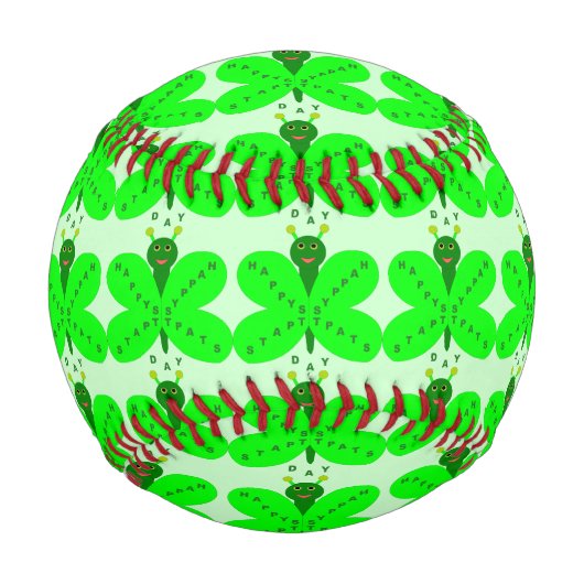 St. Patricks Day Butterfly Baseball (Vorderseite)