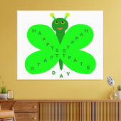St. Patricks Day Butterfly Canvas Print Leinwanddruck (Insitu (Wohnzimmer))