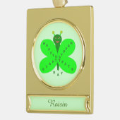 St. Patrick's Day Butterfly Custom Ornament (Links)