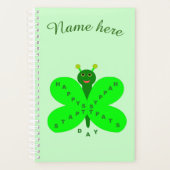 St. Patricks Day Butterfly Custom Planer (Vorderseite)