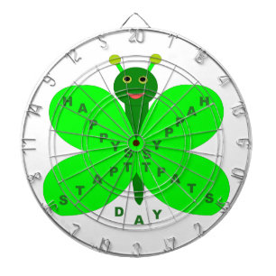 St. Patricks Day Butterfly Dart Board Dartscheibe