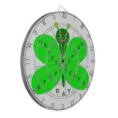 St. Patricks Day Butterfly Dart Board Dartscheibe (Vorderseite Links)