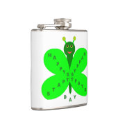 St. Patrick's Day Butterfly Flasche Flachmann (Rechts)