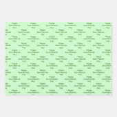 St. Patricks Day Butterfly Geschenkpapier Set (Vorderseite 3)