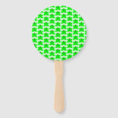 St. Patricks Day Butterfly Hand Fan Fächer (Rückseite)