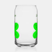 St. Patricks Day Butterfly Individuelle Name Dosenglas (Rechts)