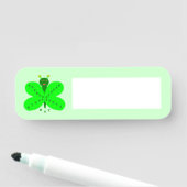St. Patricks Day Butterfly Namensschild (Beispiel)