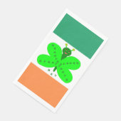 St. Patrick's Day Butterfly Paper Napkins Serviette (Ecke)