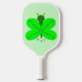St. Patrick's Day Butterfly Pickleball Schläger (Rückseite)