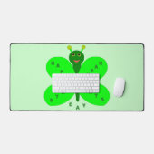St. Patricks Day Butterfly Schreibtischunterlage (Tastatur & Maus)