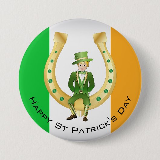 St. Patrick's Day Button (Vorderseite)