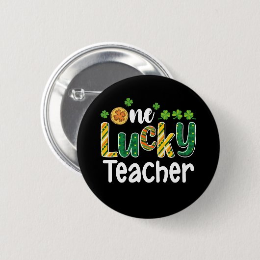 St Patrick's Day Button (Vorne & Hinten)