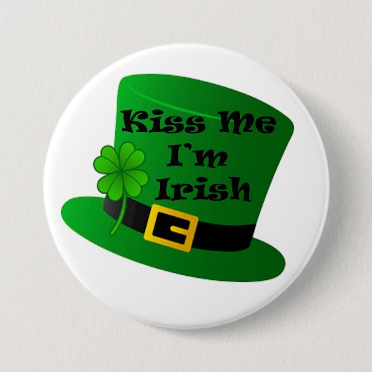 St. Patrick's Day Button (Vorderseite)