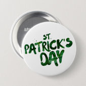 St. Patrick's Day Button (Vorne & Hinten)