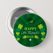 St. Patrick's Day Button (Vorne & Hinten)