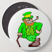 St Patrick's Day Button (Vorne & Hinten)