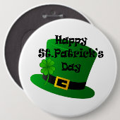 St Patrick's Day Button (Vorne & Hinten)