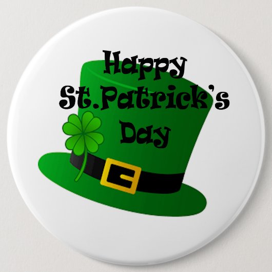 St Patrick's Day Button (Vorderseite)