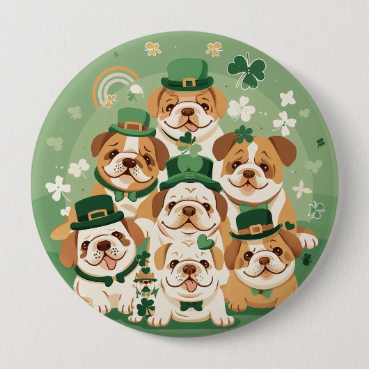 St. Patrick's Day Button (Vorderseite)