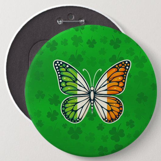 St. Patrick's Day Button (Vorne & Hinten)