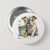 St. Patrick's Day Button (Vorne & Hinten)