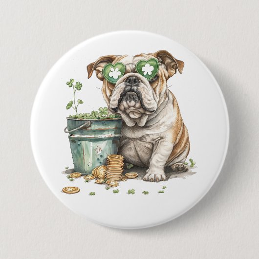St. Patrick's Day Button (Vorderseite)