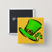 St. Patrick's Day Button (Vorne & Hinten)
