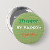 St.Patrick's Day Button (Vorne & Hinten)