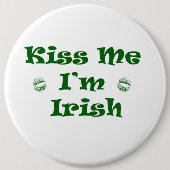 St Patrick's Day Button (Vorderseite)