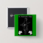 St. Patrick's Day Button (Vorne & Hinten)