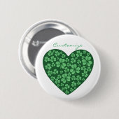 St. Patrick's Day Button (Vorne & Hinten)