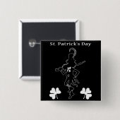 St. Patrick's Day Button (Vorne & Hinten)