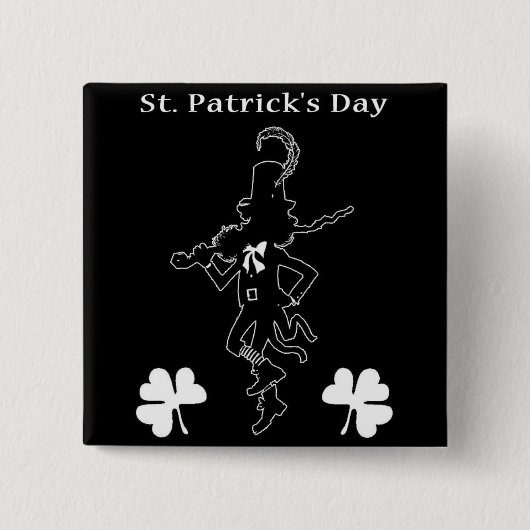St. Patrick's Day Button (Vorderseite)