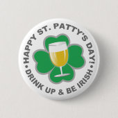 St. Patrick's Day Button (Vorderseite)
