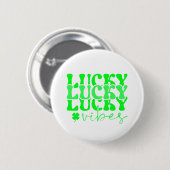 St Patrick's Day Button (Vorne & Hinten)