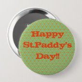 St.Patrick's Day Button (Vorne & Hinten)