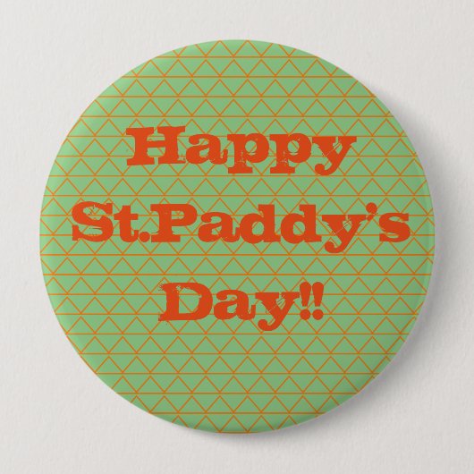 St.Patrick's Day Button (Vorderseite)