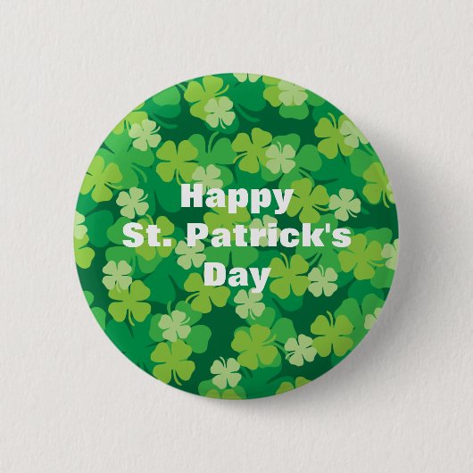 St. Patrick's Day Button (Vorderseite)