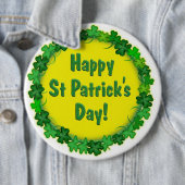 St Patrick's Day Button/Clovers Button (Beispiel)