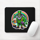 St Patricks Day Bylor des Bösen Blicks Irischer Dä Mousepad (Mit Mouse)