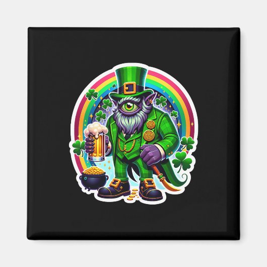 St. Patrick's Day Bylor des Bösen Blicks Irischer  Magnet (Vorne)