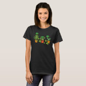St Patricks Day Cactus Saint Paddys Pattys Men Wom T-Shirt (Vorne ganz)