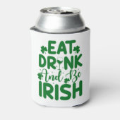St Patrick's Day Can Cooler Dosenkühler (Kanne Rückseite)